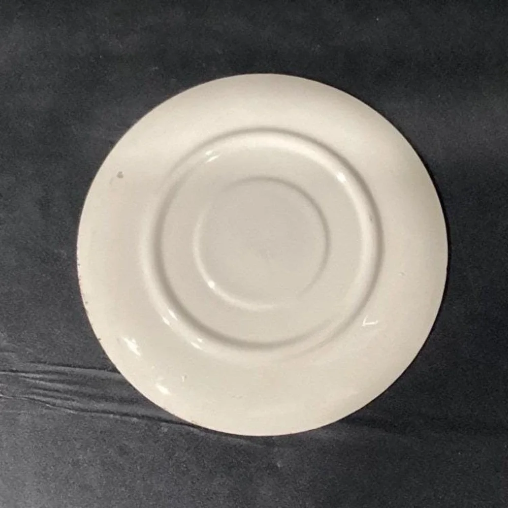 Blue Ridge Pottery Rustic Plaid Skyline Saucer, Set of 4 Replacement Dinnereware